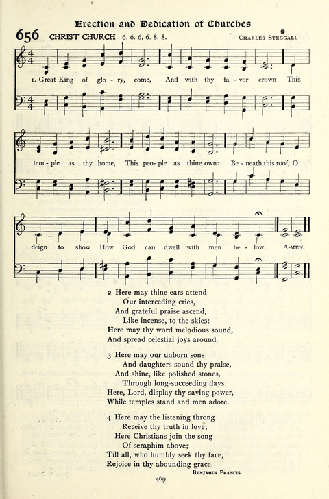 The Methodist Hymnal: Official hymnal of the methodist episcopal church and the methodist episcopal church, south page 469