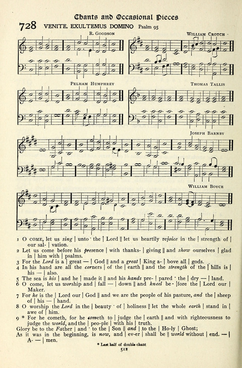 The Methodist Hymnal: Official hymnal of the methodist episcopal church and the methodist episcopal church, south page 512