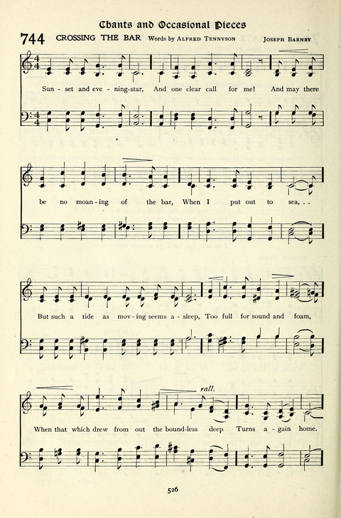 The Methodist Hymnal: Official hymnal of the methodist episcopal church and the methodist episcopal church, south page 526