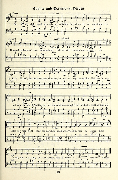 The Methodist Hymnal: Official hymnal of the methodist episcopal church and the methodist episcopal church, south page 531
