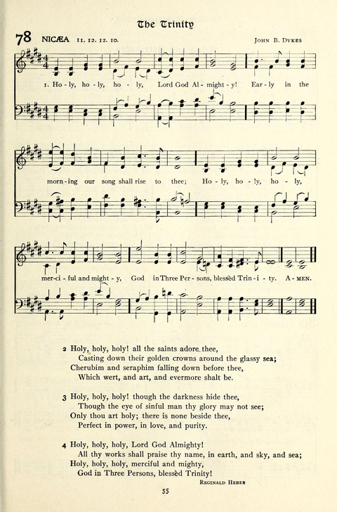 The Methodist Hymnal: Official hymnal of the methodist episcopal church and the methodist episcopal church, south page 55
