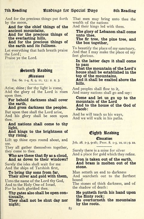 The Methodist Hymnal: Official hymnal of the methodist episcopal church and the methodist episcopal church, south page 649