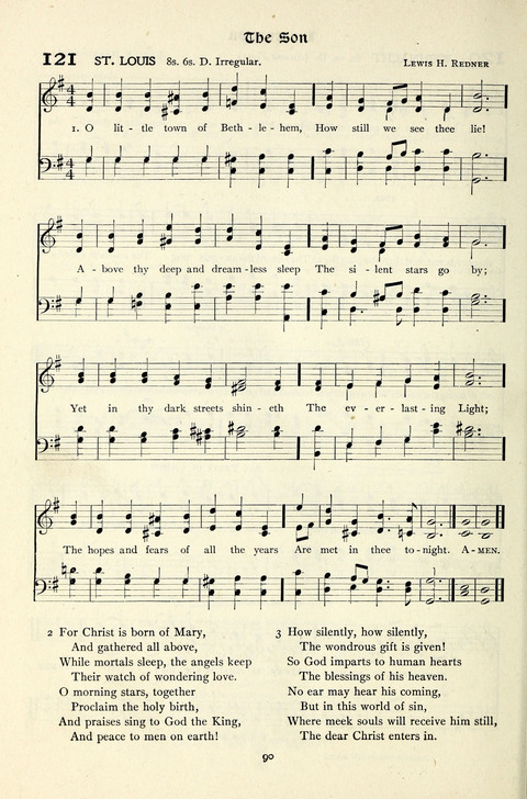 The Methodist Hymnal: Official hymnal of the methodist episcopal church and the methodist episcopal church, south page 90