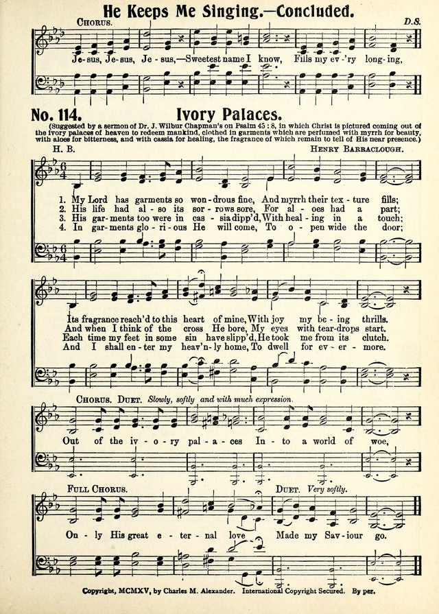 Magnificat: a Hymnal for Sunday Schools page 109