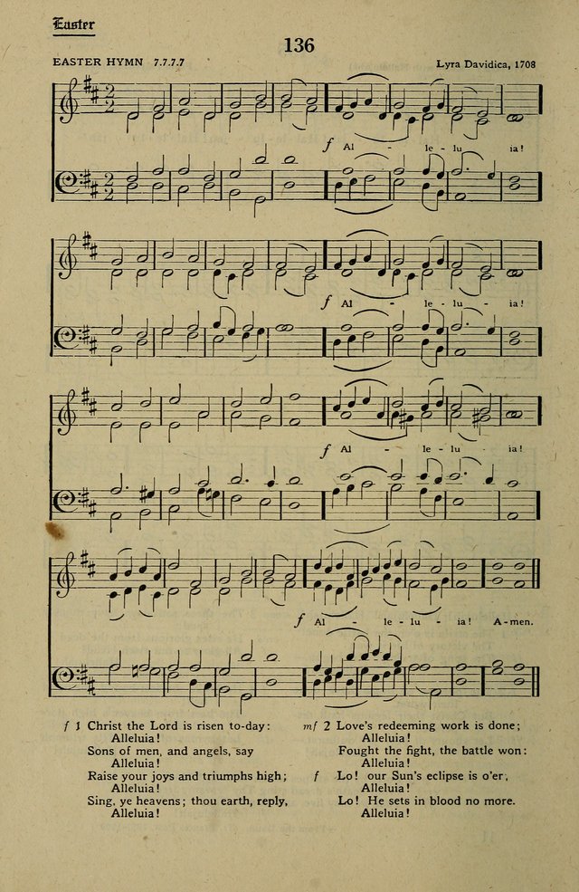 Methodist Hymn and Tune Book: official hymn book of the Methodist Church page 154