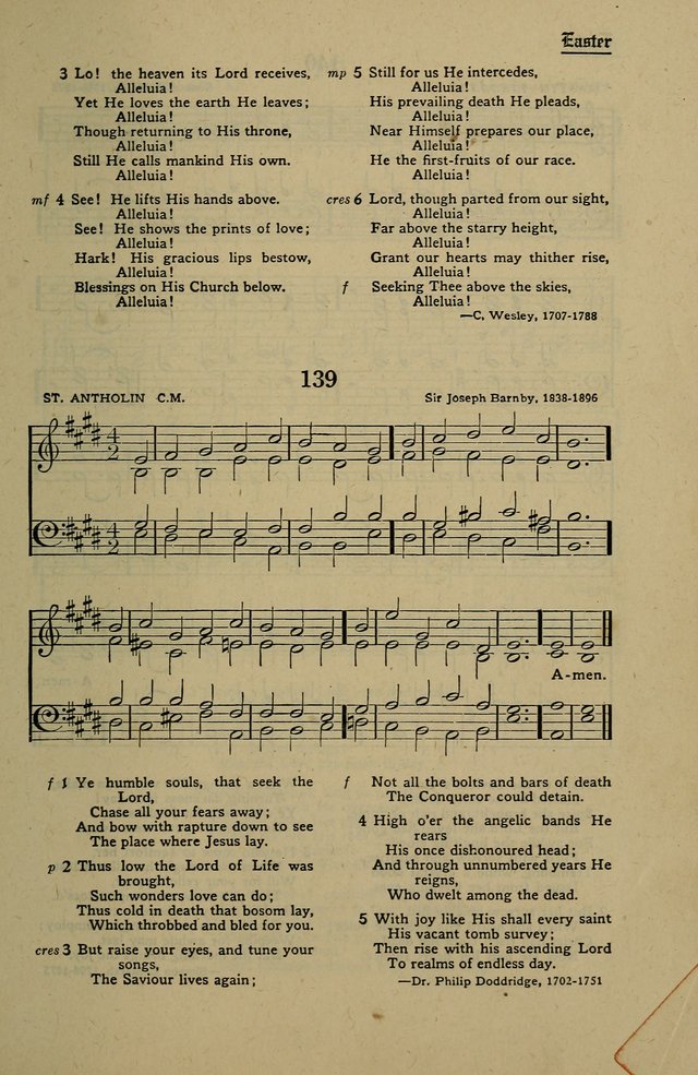 Methodist Hymn and Tune Book: official hymn book of the Methodist Church page 157
