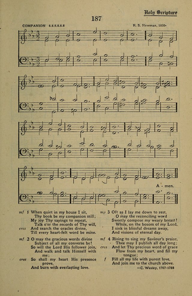 Methodist Hymn and Tune Book: official hymn book of the Methodist Church page 205