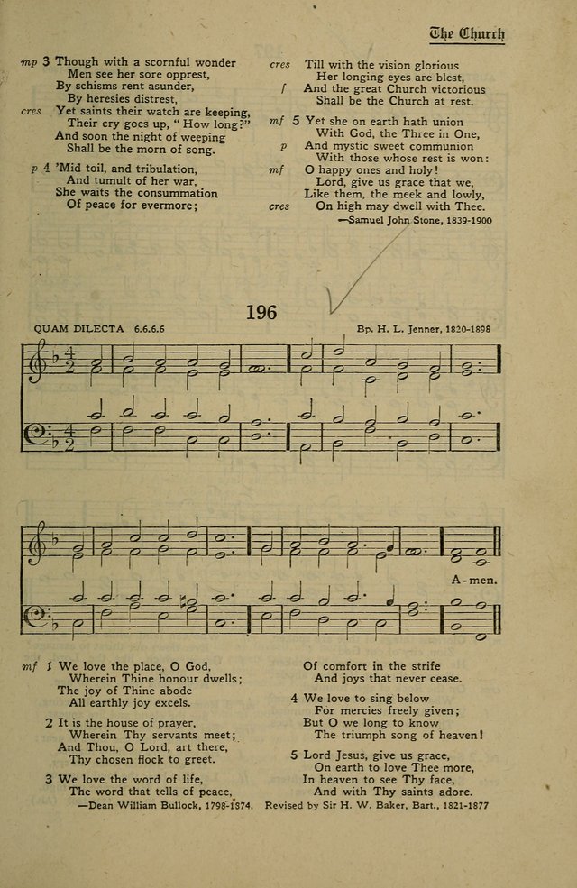 Methodist Hymn and Tune Book: official hymn book of the Methodist Church page 215