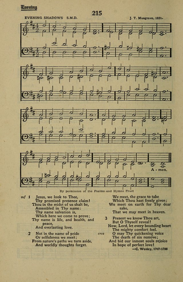 Methodist Hymn and Tune Book: official hymn book of the Methodist Church page 234