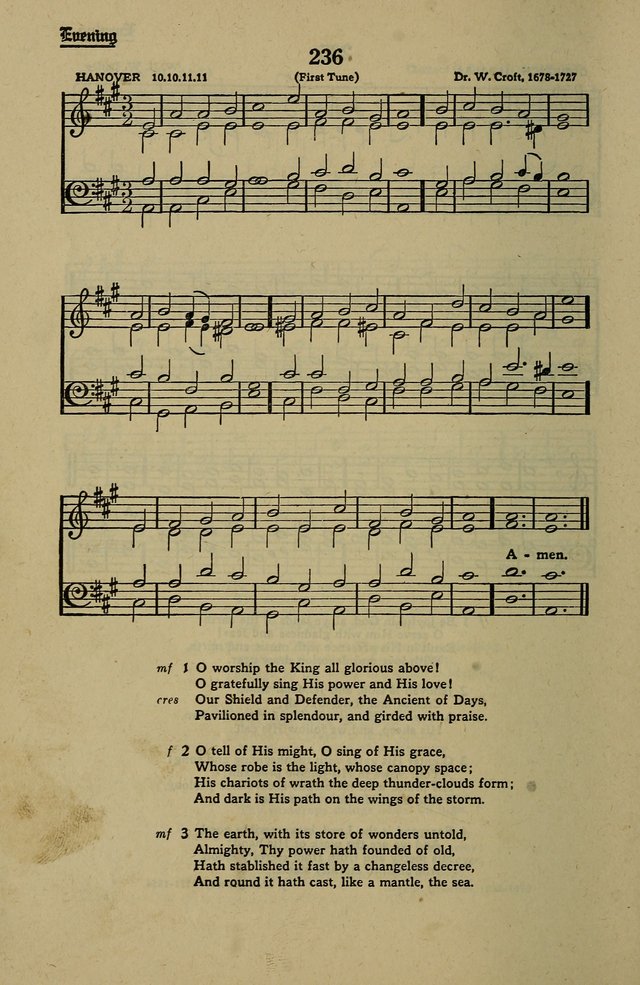 Methodist Hymn and Tune Book: official hymn book of the Methodist Church page 256