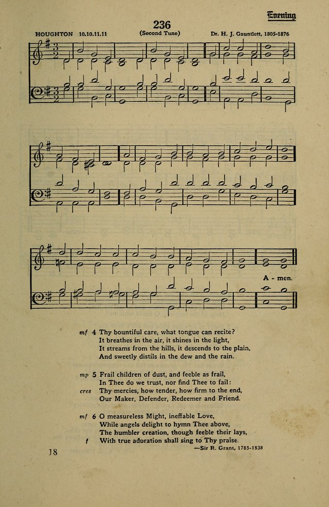 Methodist Hymn and Tune Book: official hymn book of the Methodist Church page 257