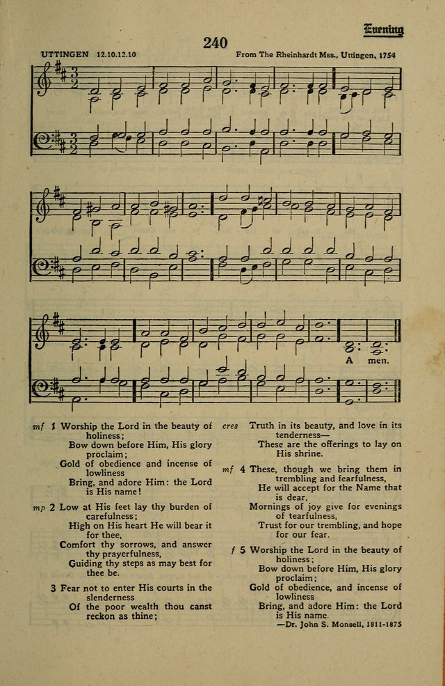 Methodist Hymn and Tune Book: official hymn book of the Methodist Church page 263
