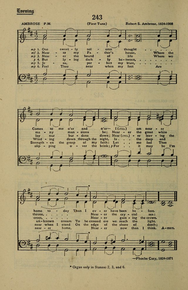 Methodist Hymn and Tune Book: official hymn book of the Methodist Church page 266