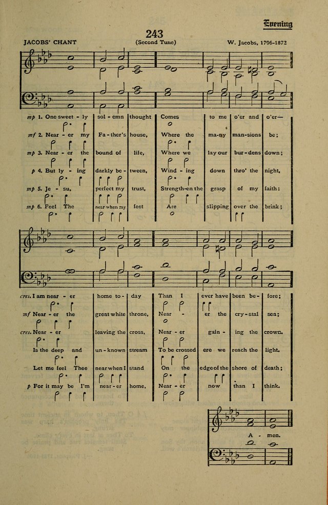 Methodist Hymn and Tune Book: official hymn book of the Methodist Church page 267