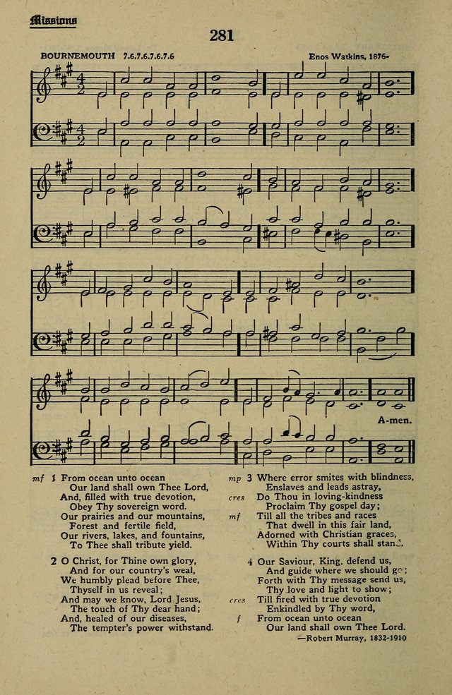 Methodist Hymn and Tune Book: official hymn book of the Methodist Church page 304