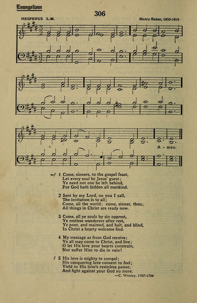 Methodist Hymn and Tune Book: official hymn book of the Methodist Church page 334
