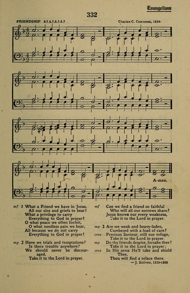 Methodist Hymn and Tune Book: official hymn book of the Methodist Church page 365