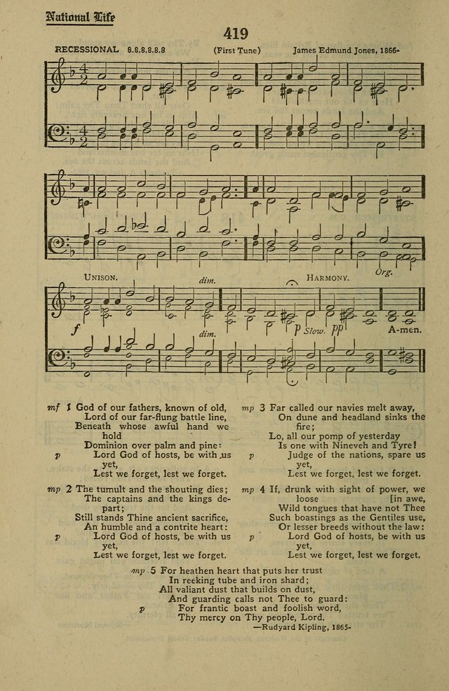 Methodist Hymn and Tune Book: official hymn book of the Methodist Church page 464