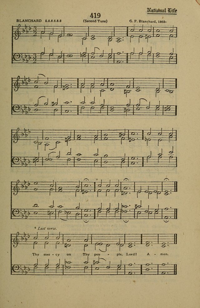Methodist Hymn and Tune Book: official hymn book of the Methodist Church page 465