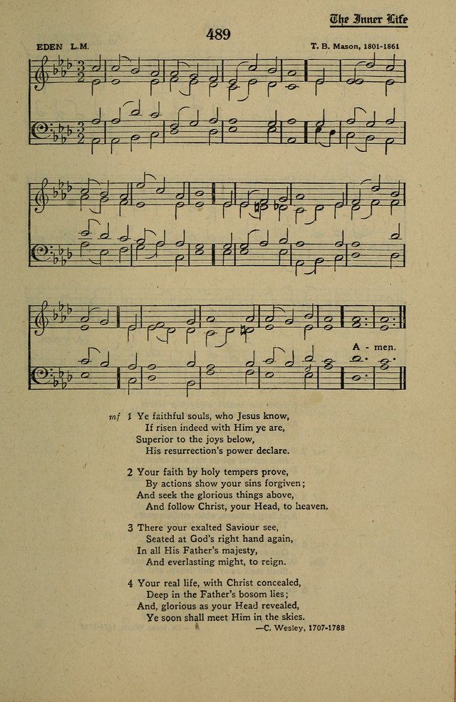 Methodist Hymn and Tune Book: official hymn book of the Methodist Church page 535