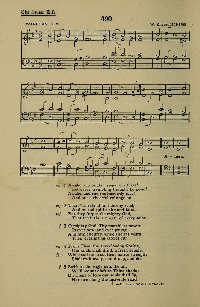 Methodist Hymn and Tune Book: official hymn book of the Methodist Church page 536
