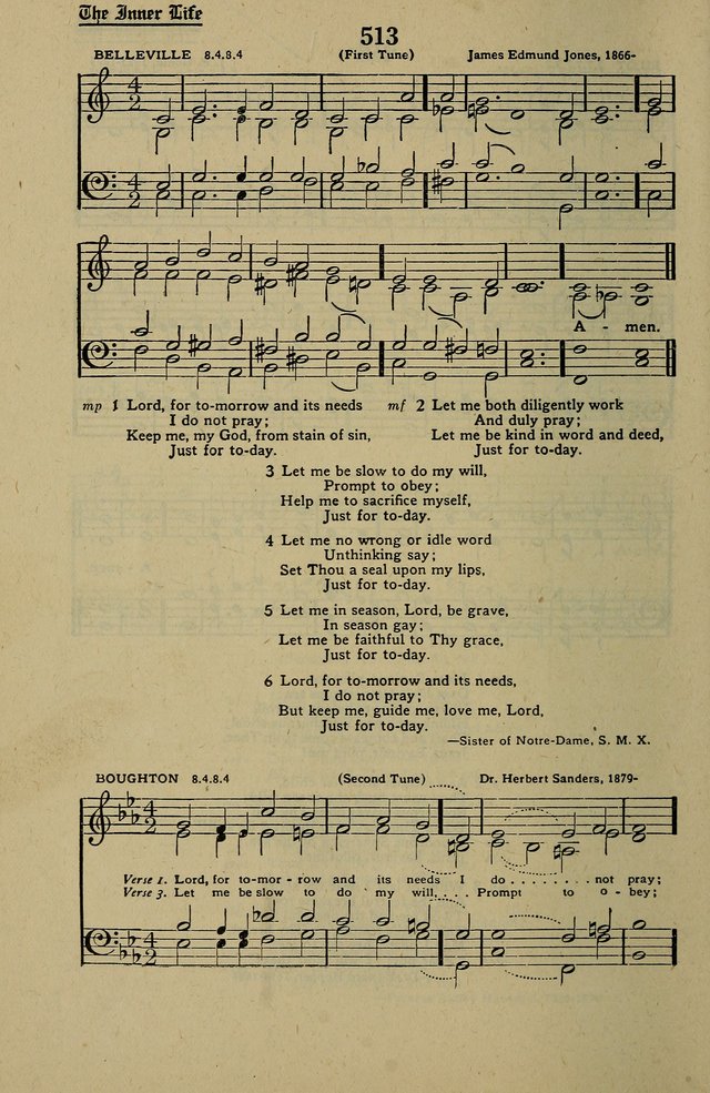 Methodist Hymn and Tune Book: official hymn book of the Methodist Church page 558