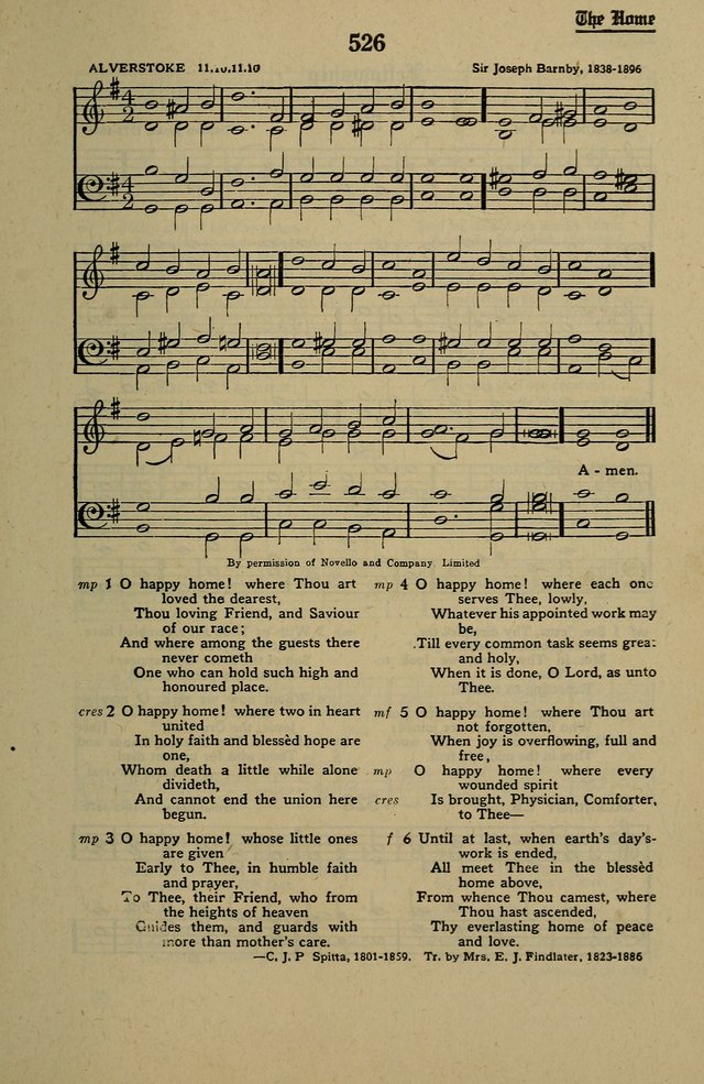 Methodist Hymn and Tune Book: official hymn book of the Methodist Church page 575