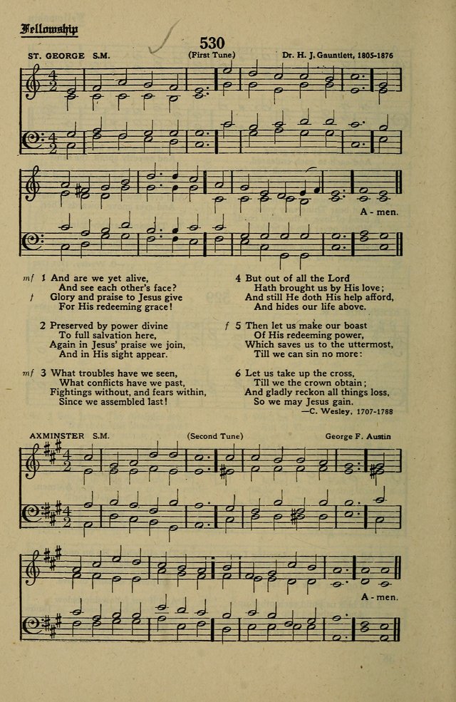 Methodist Hymn and Tune Book: official hymn book of the Methodist Church page 578