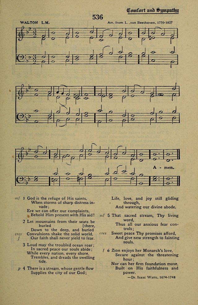 Methodist Hymn and Tune Book: official hymn book of the Methodist Church page 585