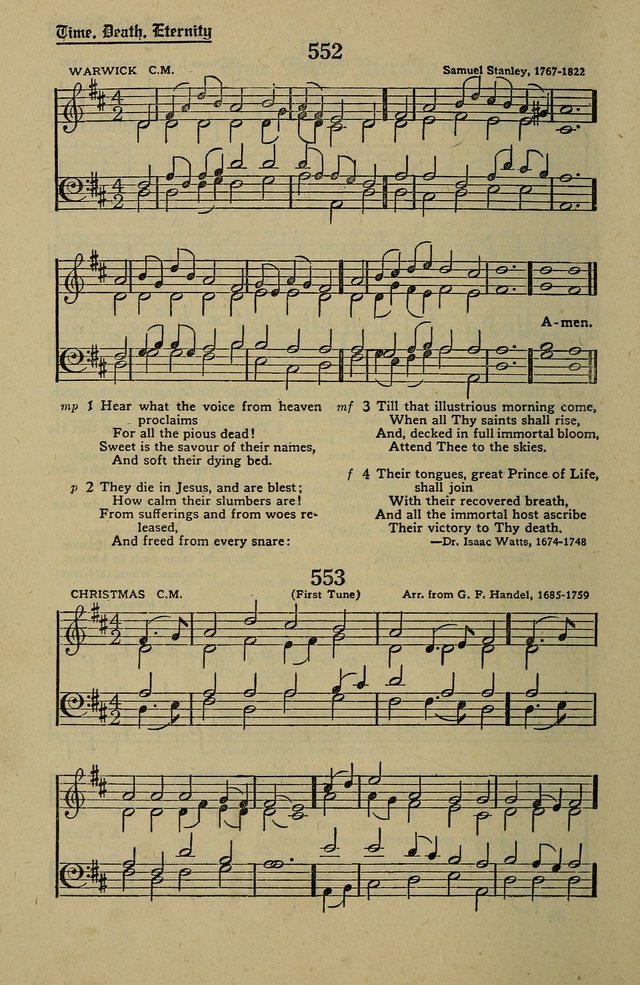Methodist Hymn and Tune Book: official hymn book of the Methodist Church page 602
