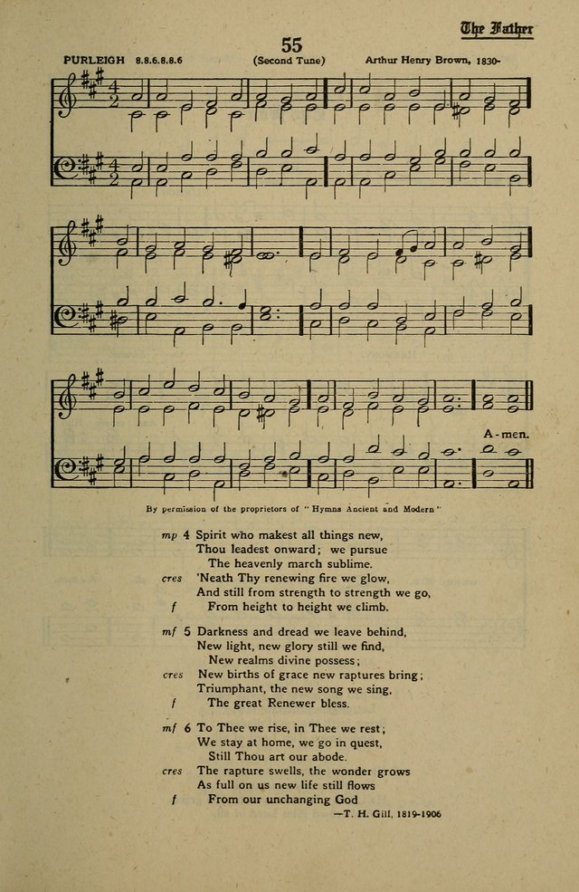 Methodist Hymn and Tune Book: official hymn book of the Methodist Church page 61