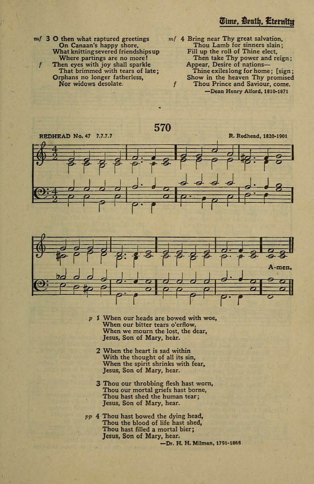 Methodist Hymn and Tune Book: official hymn book of the Methodist Church page 621