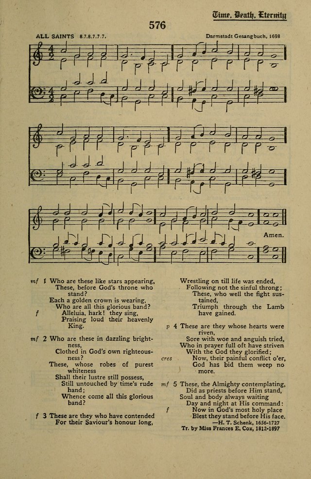 Methodist Hymn and Tune Book: official hymn book of the Methodist Church page 627