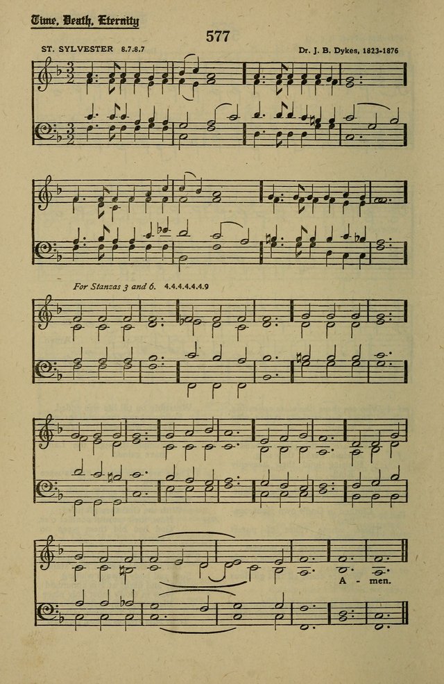 Methodist Hymn and Tune Book: official hymn book of the Methodist Church page 628