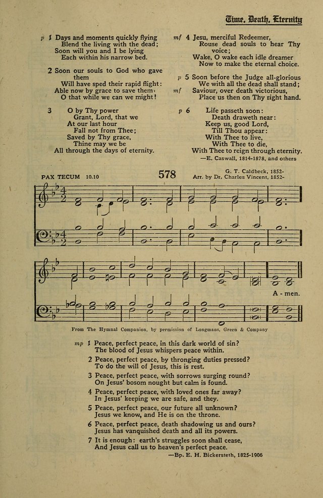 Methodist Hymn and Tune Book: official hymn book of the Methodist Church page 629