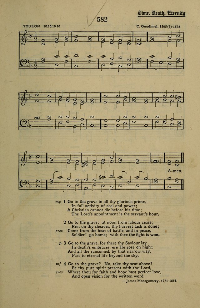 Methodist Hymn and Tune Book: official hymn book of the Methodist Church page 643