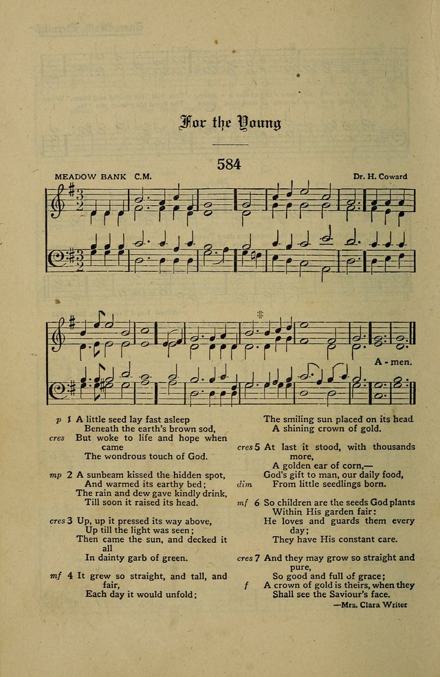 Methodist Hymn and Tune Book: official hymn book of the Methodist Church page 648
