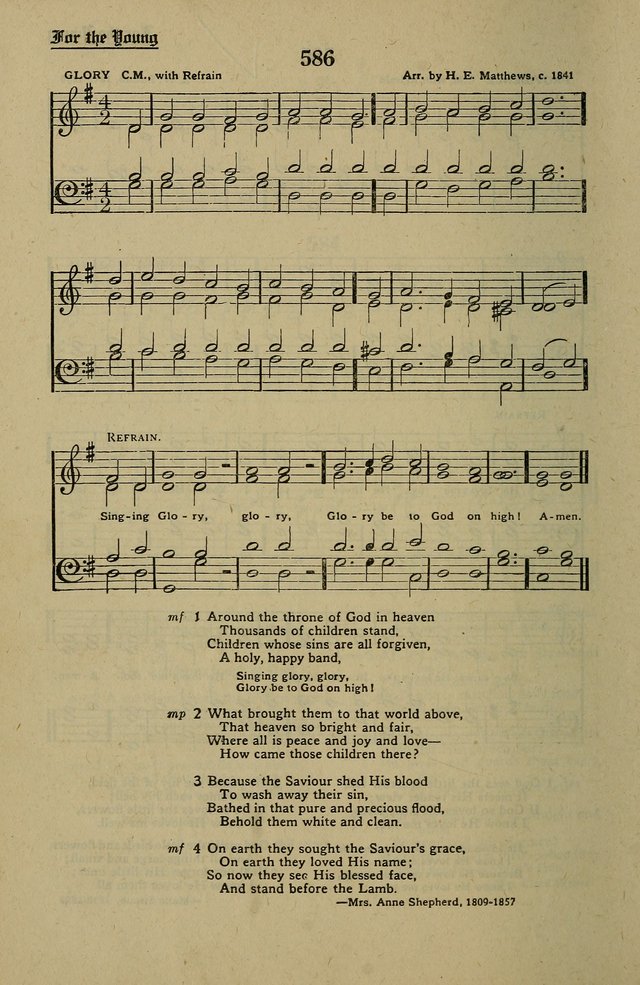 Methodist Hymn and Tune Book: official hymn book of the Methodist Church page 650