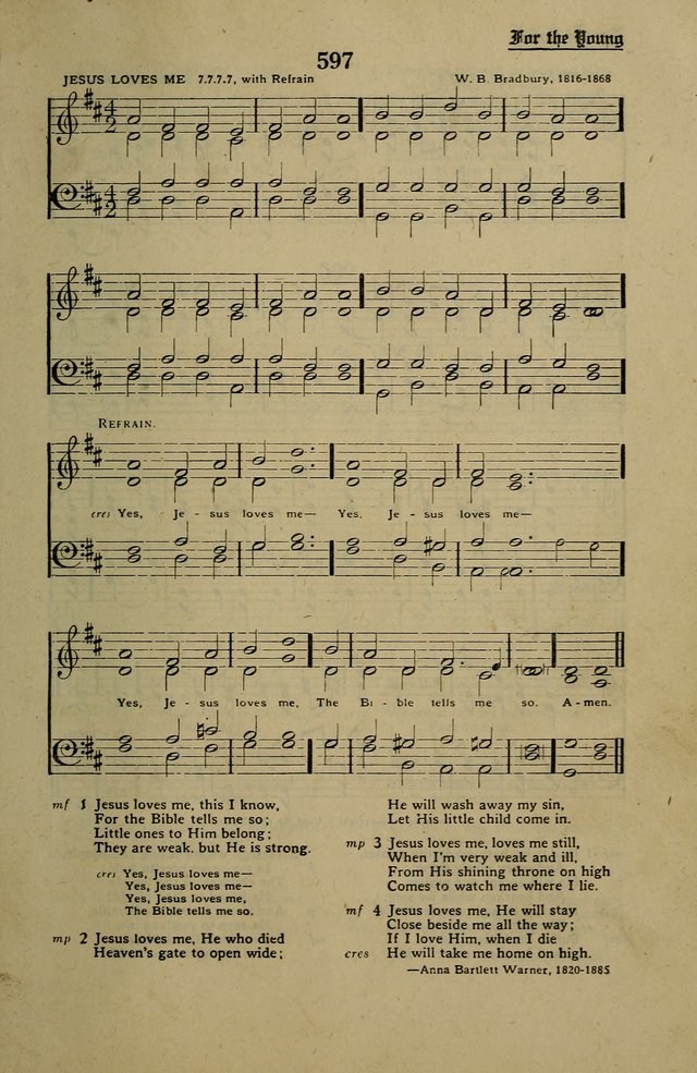 Methodist Hymn and Tune Book: official hymn book of the Methodist Church page 661
