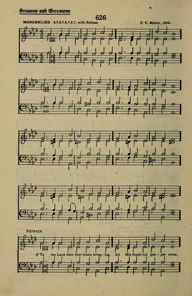 Methodist Hymn and Tune Book: official hymn book of the Methodist Church page 696