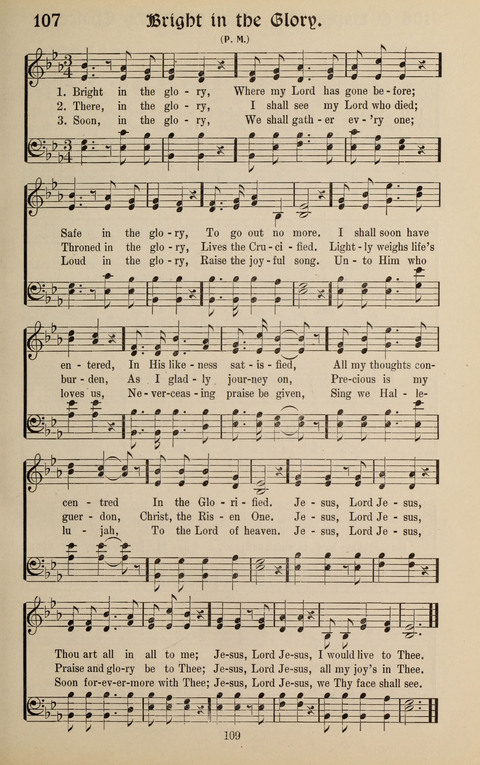 Messages of Love Hymn Book: for Gospel, Sunday School, Special Services and Home Singing page 107