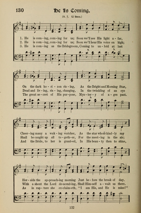 Messages of Love Hymn Book: for Gospel, Sunday School, Special Services and Home Singing page 130