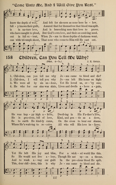Messages of Love Hymn Book: for Gospel, Sunday School, Special Services and Home Singing page 155