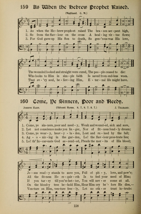 Messages of Love Hymn Book: for Gospel, Sunday School, Special Services and Home Singing page 156