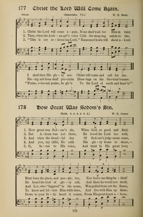 Messages of Love Hymn Book: for Gospel, Sunday School, Special Services and Home Singing page 168
