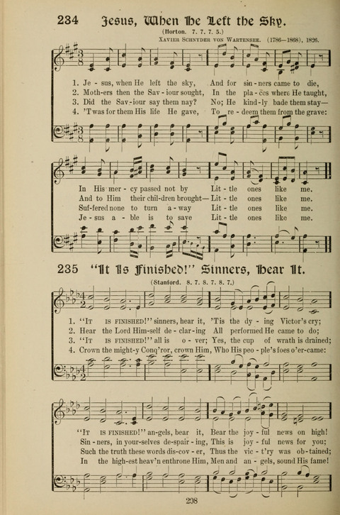 Messages of Love Hymn Book: for Gospel, Sunday School, Special Services and Home Singing page 206