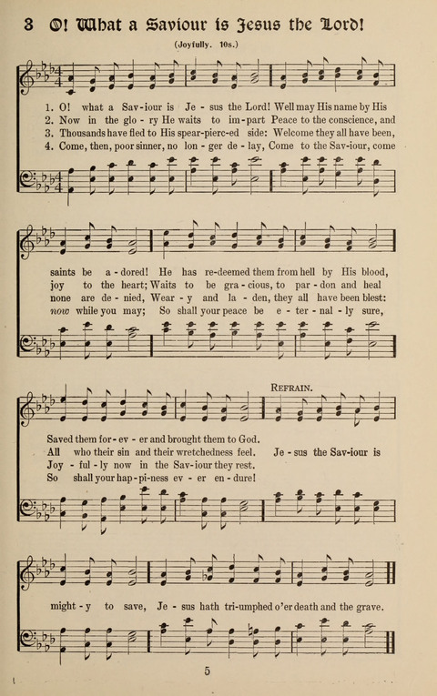 Messages of Love Hymn Book: for Gospel, Sunday School, Special Services and Home Singing page 3