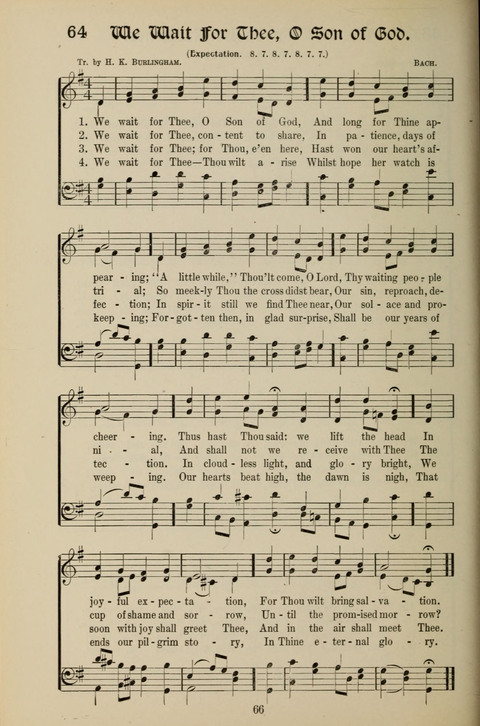 Messages of Love Hymn Book: for Gospel, Sunday School, Special Services and Home Singing page 64