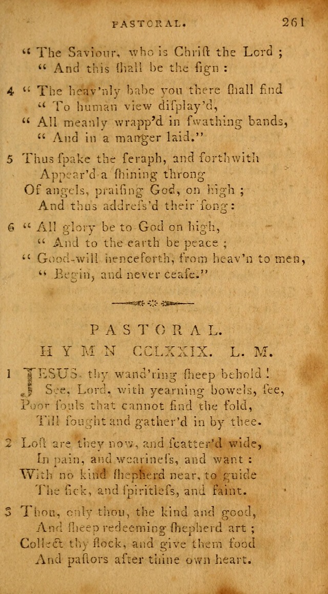 The Methodist Pocket Hymn-book, revised and improved: designed as a constant companion for the pious, of all denominations (30th ed.) page 261