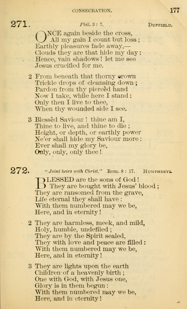 The Manual of Praise for Sabbath and Social Worship page 177